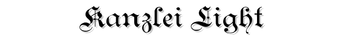 Kanzlei%20Light font