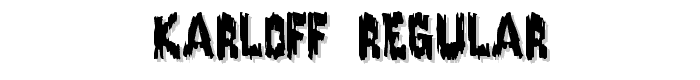 Karloff%20Regular font