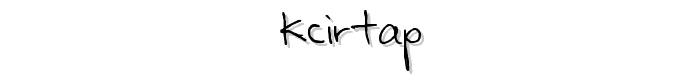 Kcirtap font