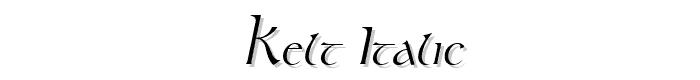 Kelt%20Italic font