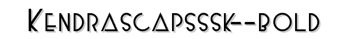 KendraSCapsSSK%20Bold font