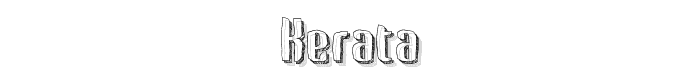 Kerata font