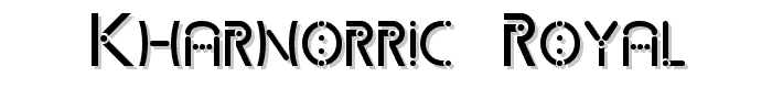 Kharnorric%20Royal font