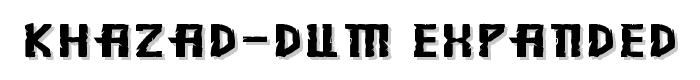 Khazad-Dum%20Expanded font