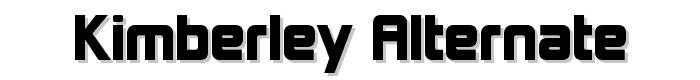 Kimberley%20Alternate font