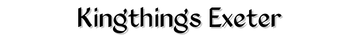 Kingthings%20Exeter font