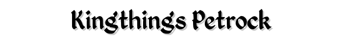 Kingthings%20Petrock font