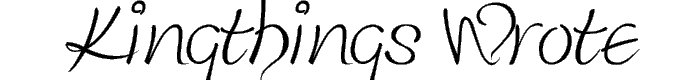 Kingthings%20Wrote font