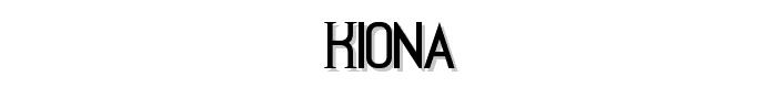 Kiona font