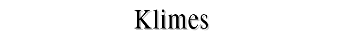 Klimes font