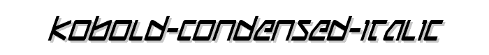 Kobold%20Condensed%20Italic font