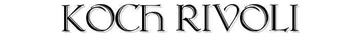 Koch%20Rivoli font