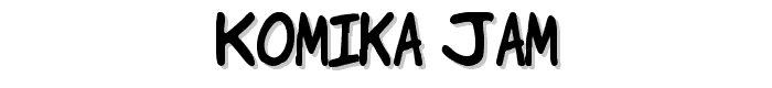 Komika%20Jam font