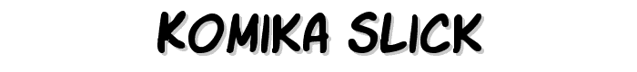 Komika%20Slick font