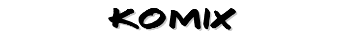 Komix font