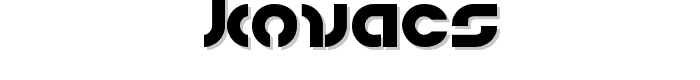 Kovacs font