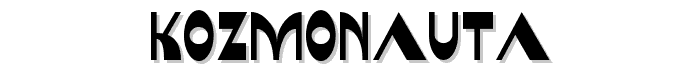 Kozmonauta font