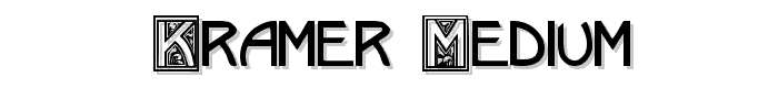 Kramer%20Medium font