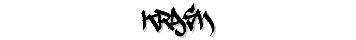 Krash font