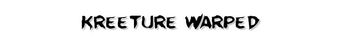 Kreeture%20Warped font