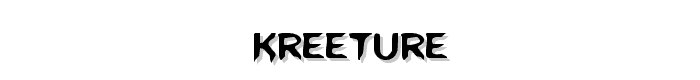 Kreeture font