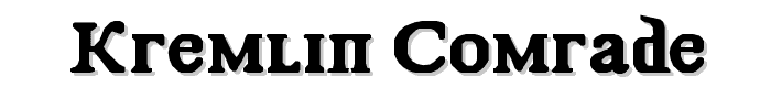 Kremlin%20Comrade font