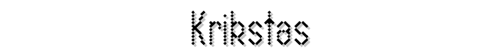 Krikstas font