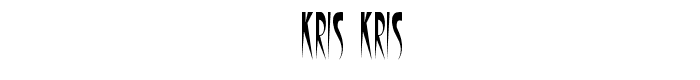 Kris%20Kris font