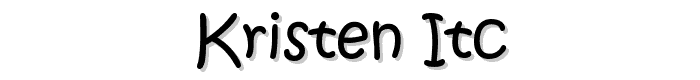 Kristen%20ITC font