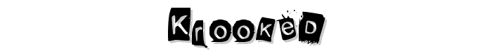 KrooKed font