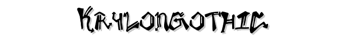 KrylonGothic font