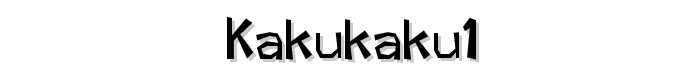 kakukaku1 font