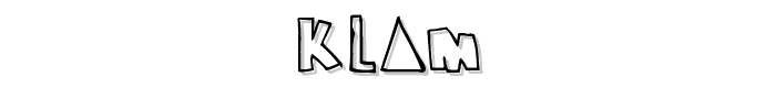 klam font