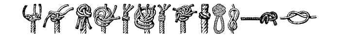 knots font