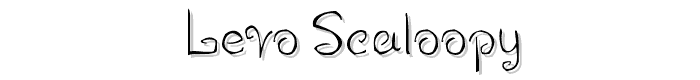 LEVO%20Scaloopy font