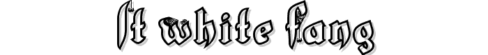 LT%20White%20Fang font