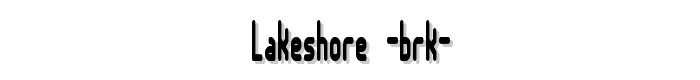 Lakeshore%20-BRK- font