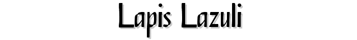 Lapis%20Lazuli font