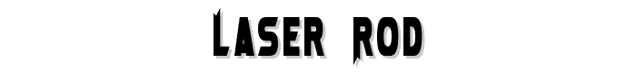 Laser%20Rod font