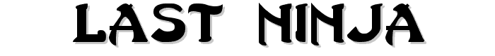 Last%20Ninja font