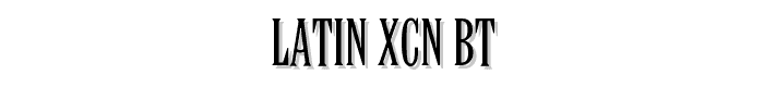 Latin%20XCn%20BT font