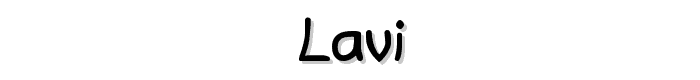 Lavi font