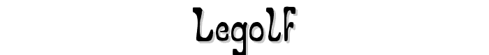 LeGolf font