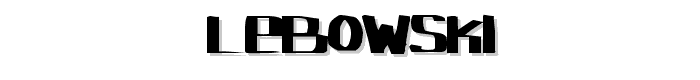 Lebowski font