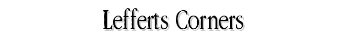 Lefferts%20Corners font