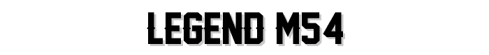 Legend%20M54 font