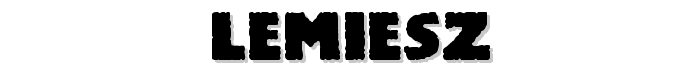 Lemiesz font