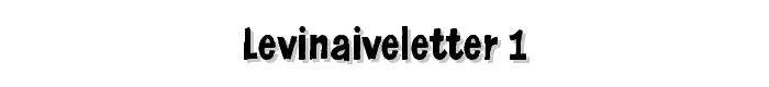 LeviNaiveLetter%201 font