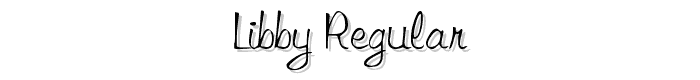 Libby%20Regular font