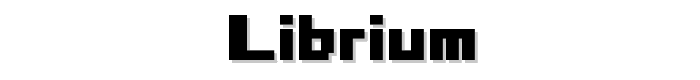 Librium font